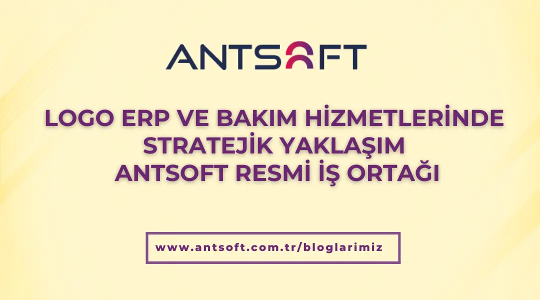 Logo ERP ve bakım hizmetlerinde stratejik yaklaşım – Antsoft resmi iş ortağı