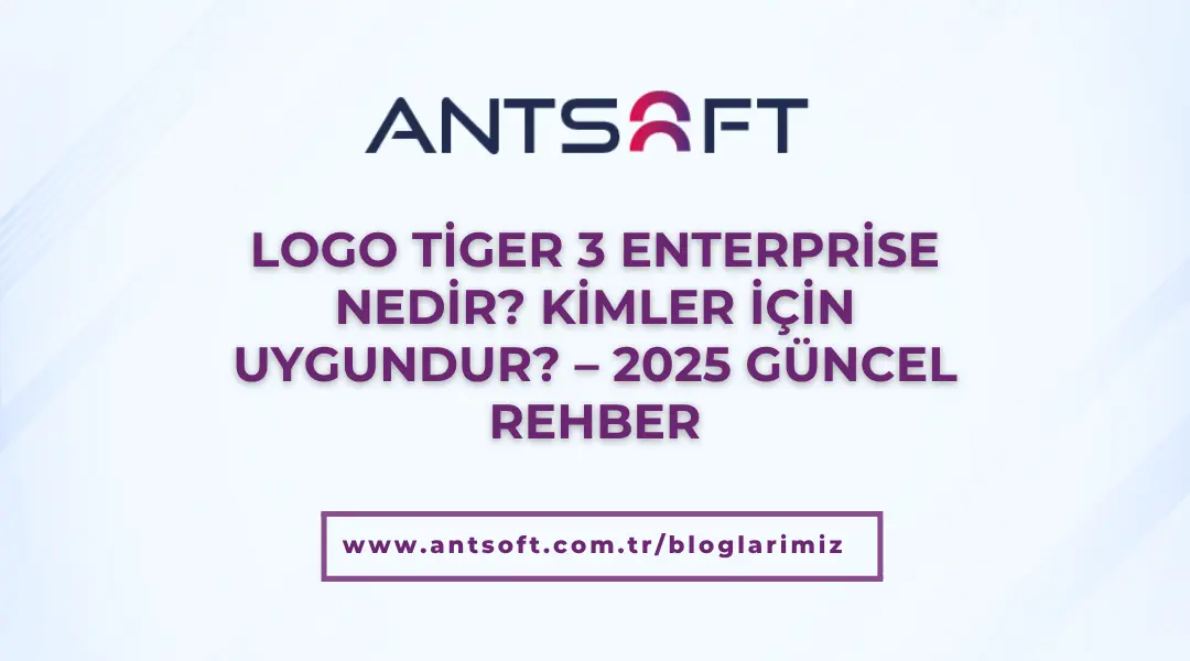 Logo Tiger 3 Enterprise Nedir?